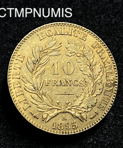 ,MONNAIE,10,FRANCS,OR,CERES,1895,PARIS,