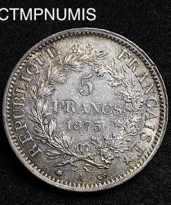 ,MONNAIE,5,FRANCS,ARGENT,HERCULE,1873,