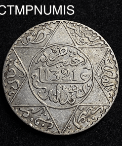 ,MONNAIE,MAROC,5,DIRHAM,ARGENT,1321,LONDRES,