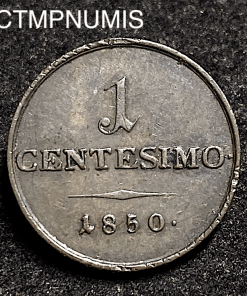 ,MONNAIE,ITALIE,LOMBARDIE,VENISE,1,CENTESIMO,1850,