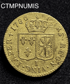 ,MONNAIE,ROYALE,LOUIS,XVI,LOUIS,OR,1786,I,LIMOGES,