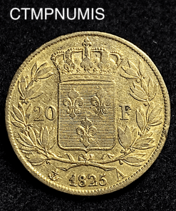 ,MONNAIE,ROYALE,CHARLES,X,20,FRANCS,OR,1825,