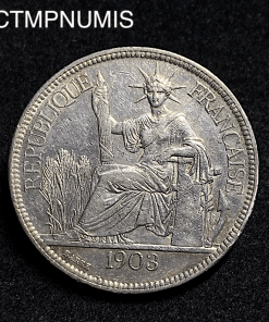 ,MONNAIE,INDOCHINE,1,PIASTRE,ARGENT,1903,