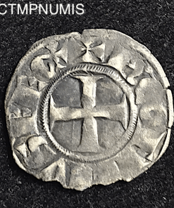 ,MONNAIE,FEODALE,LANGUEDOC,DENIER,ARGENT,ALPHONSE,DE,FRANCE,TOULOUSE,