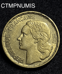 ,MONNAIE,20,FRANCS,GEORGES,GUIRAUD,1950,B,4,PLUMES,