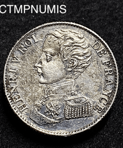 ,MONNAIE,ROYALE,1,FRANC,ARGENT,HENRI,V,1831,