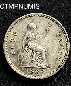 ,MONNAIE,ROYAUME,UNI,4,PENCE,VICTORIA,1838,