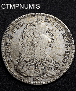 ,MONNAIE,ITALIE,NAPLES,PIASTRE,ARGENT,1750,120,GRANA,