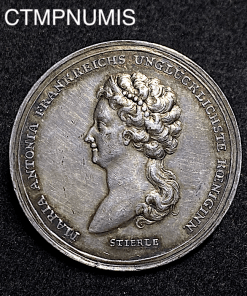 ,MEDAILLE,ARGENT,MORT,MARIE,ANTOINETTE,1793,STIERE,