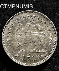 ,MONNAIE,ETHIOPIE,1/20,BIRR,ARGENT,1891,
