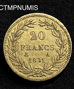 ,MONNAIE,ROYALE,20,FRANCS,OR,LOUIS,PHILIPPE,1831,