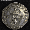 ,MONNAIE,ROYALE,HENRI,IV,1/4,ECU,ARGENT,1603,M,TOULOUSE,