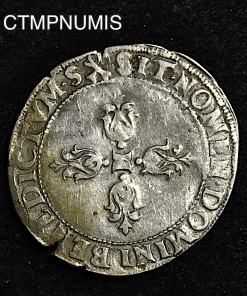 ,MONNAIE,ROYALE,HENRI,IV,1/2,FRANC,ARGENT,1588,M,TOULOUSE,