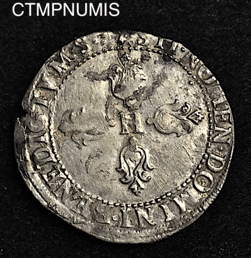 ,MONNAIE,ROYALE,HENRI,IV,1/2,FRANC,ARGENT,1601,M,TOULOUSE,