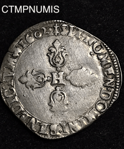 ,MONNAIE,ROYALE,HENRI,IV,1/2,FRANC,ARGENT,1602,M,TOULOUSE,