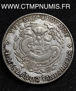 ,MONNAIE,CHINE,YUNNAN,1,DOLLAR,ARGENT,