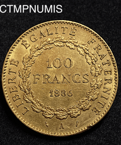 ,MONNAIE,100,FRANCS,OR,GENIE,1886,