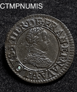 ,MONNAIE,ROYALE,LOUIS,XIII,DOUBLE,TOURNOIS,1613,