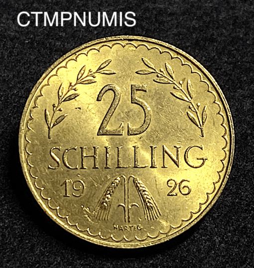 ,MONNAIE,AUTRICHE,25,SCHILLINGS,OR,1925,