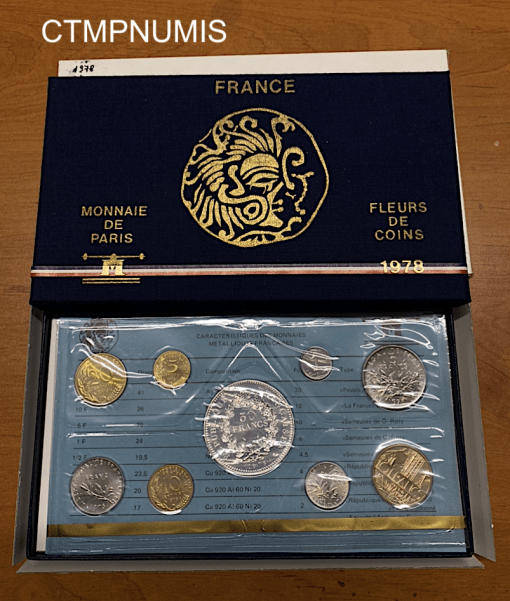 ,MONNAIE,FRANCAISE,SERIE,FDC,1978,