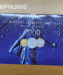 ,MONNAIE,FRANCAISE,SERIE,BU,2000,FRANC,