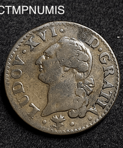 ,MONNAIE,ROYALE,LOUIS,XVI,SOL,1785,L,BAYONNE,