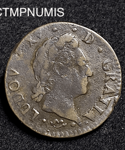 ,MONNAIE,ROYALE,LOUIS,XV,1/2,SOL,1770,N,MONTPELLIER,