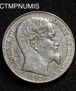 ,DANEMARK,WEST,INDIES,20,CENTS,1862,ARGENT,