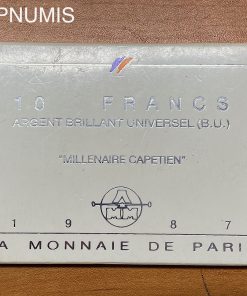 ,10,FRANCS,ARGENT,CAPETIEN,1987,BU,