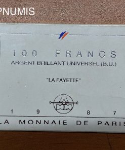 ,100,FRANCS,ARGENT,LIBERTE,1986,BU,