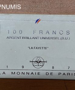 ,100,FRANCS,ARGENT,LIBERTE,1986,BU,