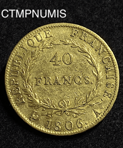 ,40,FRANCS,OR,NAPOLEON,1806,