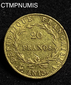 ,REPUBIQUE,20,FRANCS,OR,NAPOLEON,EMPEREUR,AN,13,