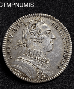 ,JETON,ARGENT,LOUIS,XV,TRESOR,ROYAL,1751,