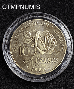 ,MONNAIE,MONACO,ESSAI,10,FRANCS,GRACE,1982,