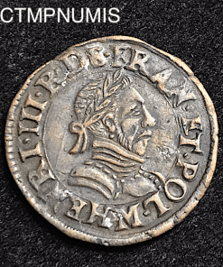 ,MONNAIE,ROYALE,HENRI,III,DOUBLE,TOURNOIS,M,TOULOUSE,