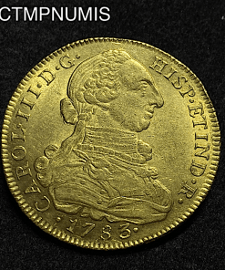 ,COLOMBIE,8,ESCUDOS,OR,NUEVO,REINO,1783,