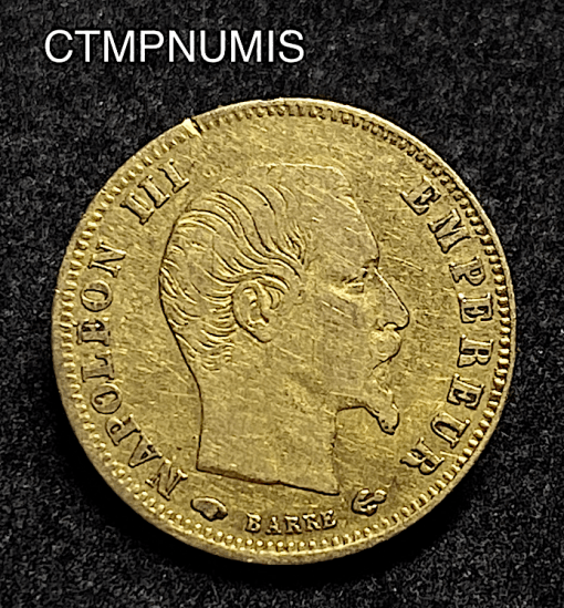 ,MONNAIE,5,FRANCS,OR,NAPOLEON,III,1857,