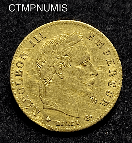 ,MONNAIE,EMPIRE,5,FRANCS,OR,NAPOLEON,III,1864,