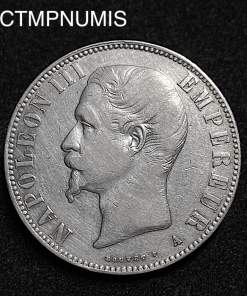 ,MONNAIE,EMPIRE,NAPOLEON,5,FRANCS,ARGENT,1857,