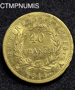 ,MONNAIE,EMPIRE,40,FRANCS,OR,NAPOLEON,1811,