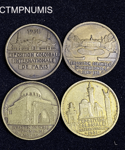 ,MEDAILLE,EXPO,COLONIALE,1931,PALESTINE,AMERIQUE,OCEANIE,AFRIQUE,