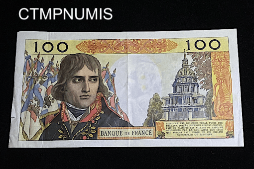 ,BILLET,100,NF,BONAPARTE,5,4,1962,