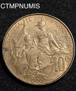 ,MONNAIE,10,CENTIMES,DANIEL,DUPUIS,1900,