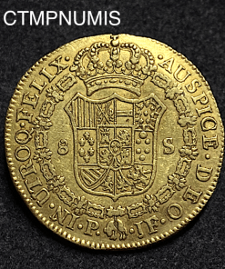 ,MONNAIE,COLOMBIE,8,ESCUDOS,OR,FERDINAND,VII,1808,POPAYAN,