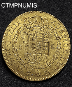 ,MONNAIE,BOLIVIE,8,ESCUDOS,OR,CHARLES,IV,1804,POTOSI,