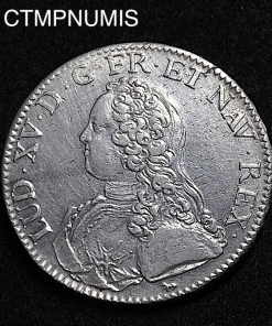 ,MONNAIE,ROYALE,LOUIS,XV,ECU,ARGENT,1727,