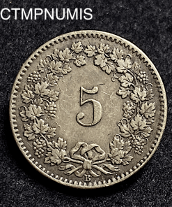 ,MONNAIE,SUISSE,5,RAPPEN,1872,BERNE,