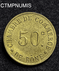 ,MONNAIE,ALGERIE,NECESSITE,50,CENTIMES,BONE,