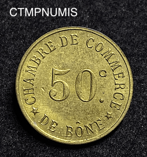 ,MONNAIE,ALGERIE,NECESSITE,50,CENTIMES,BONE,